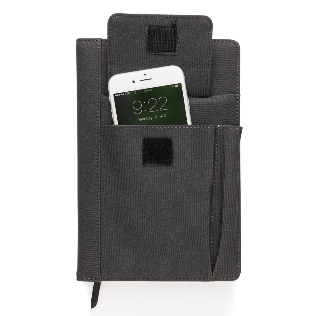 Libreta con apartado para teléfono