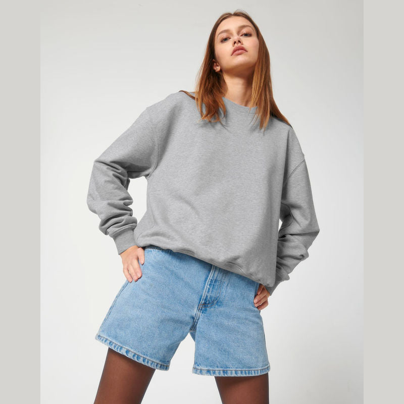 Sudadera Unisex de Corte Boxy