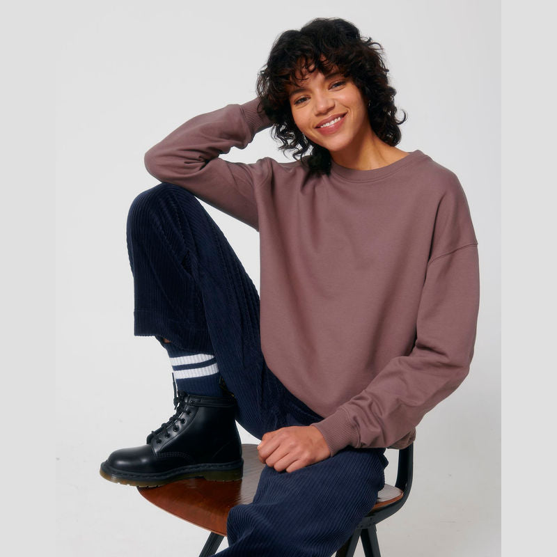 Sudadera Unisex de Corte Boxy
