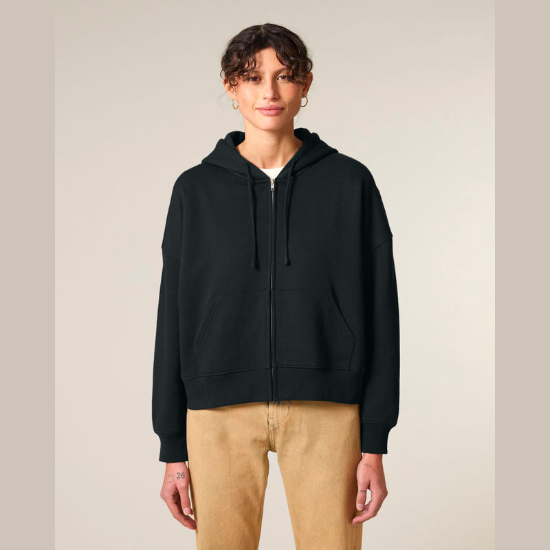 Sudadera con Capucha y Cremallera