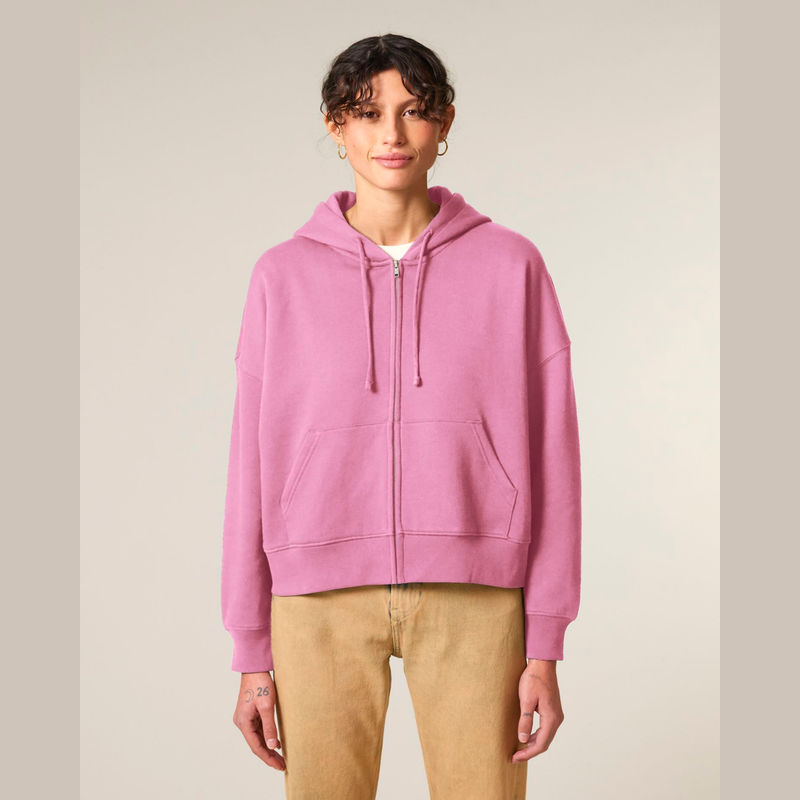 Sudadera con Capucha y Cremallera