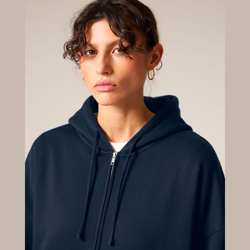 Sudadera con Capucha y Cremallera