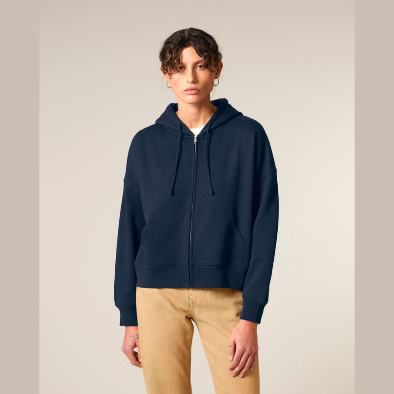 Sudadera con Capucha y Cremallera