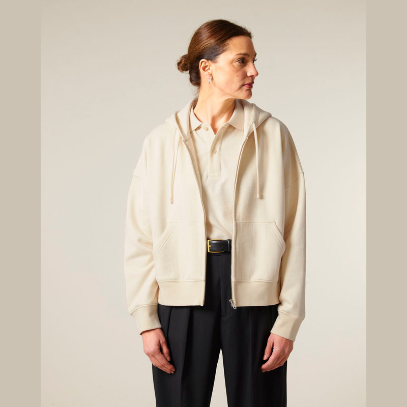 Sudadera con Capucha y Cremallera