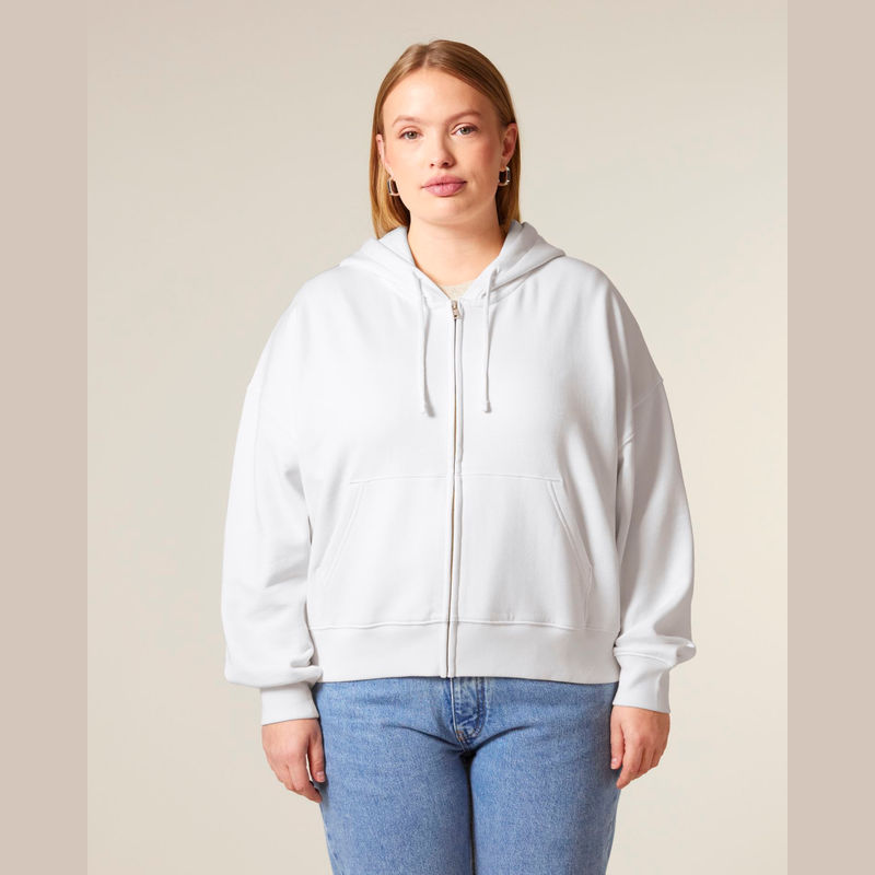 Sudadera con Capucha y Cremallera