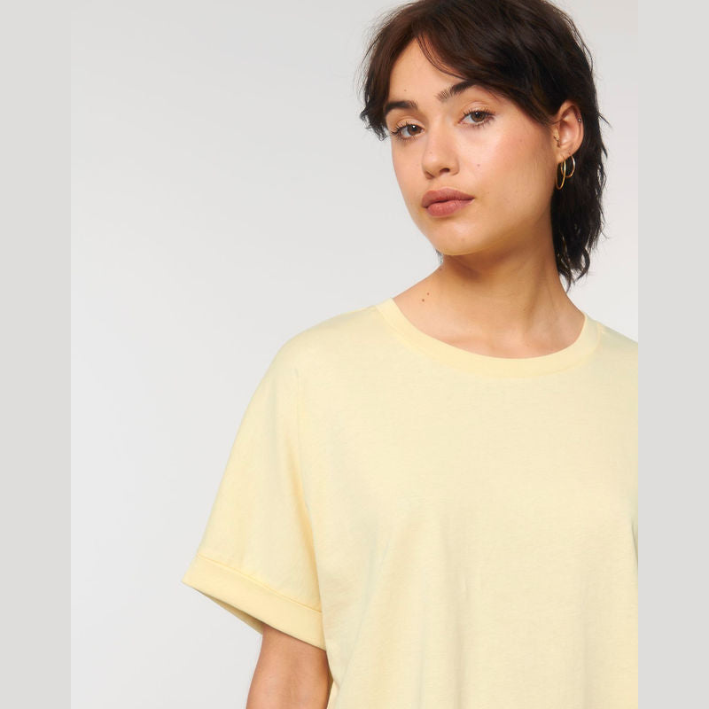 Camiseta de Mujer Stella Collider - Amarillo Pastel XL