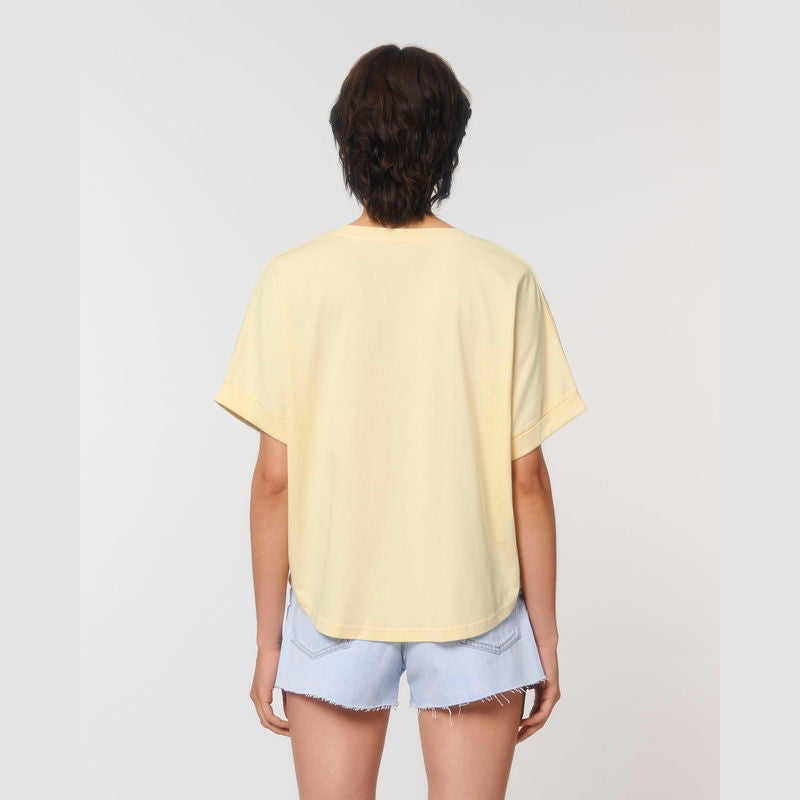 Camiseta de Mujer Stella Collider - Amarillo Pastel 2XL